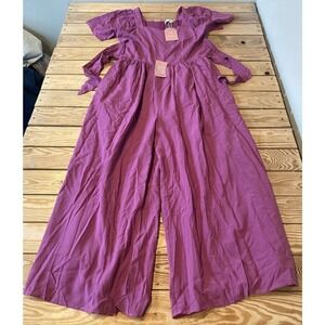 NWT Ivy City Laura Jumpsuit Size Medium Women’s Pink